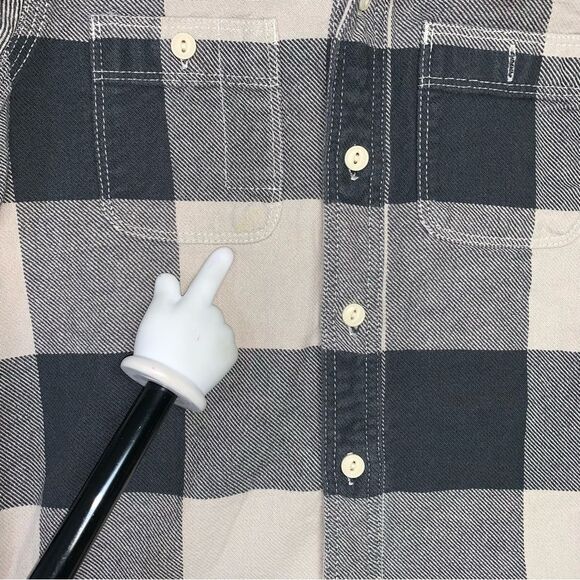 GAP Shacket Boy’s Small 6-7 Plaid Jacket Button Down Shirt Country Western Top - Picture 3 of 6